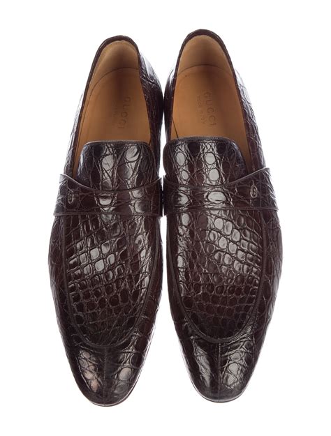 gucci gator shoes|gucci loafers for men.